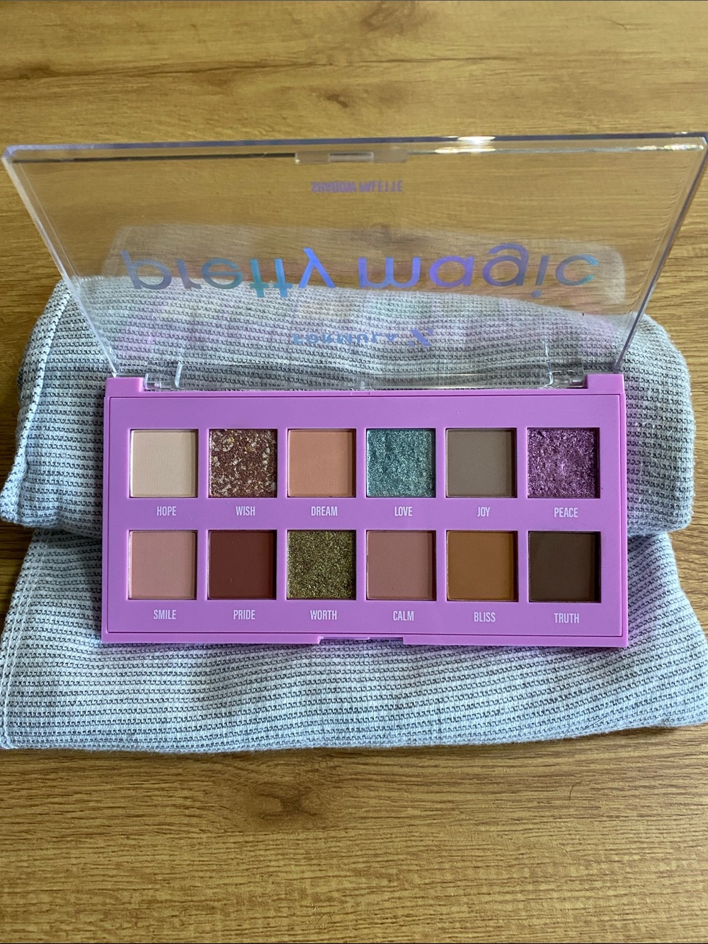 NWOT Purple Eyeshadow Palette — Mixed Matte & Shimmer Purples